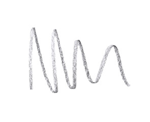 Beautiful eyebrow pencil strokes isolated on white, top view