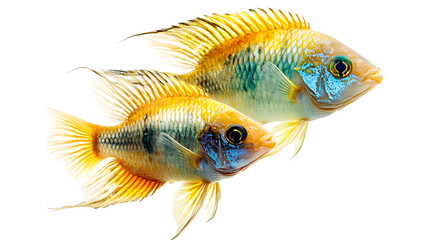 goldfish isolated on white background