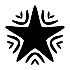 Star Burst Explosion Shape