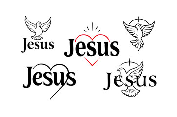 Jesus Logo Sheet Design