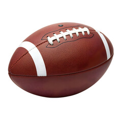 American football ball isolated on transparent background 