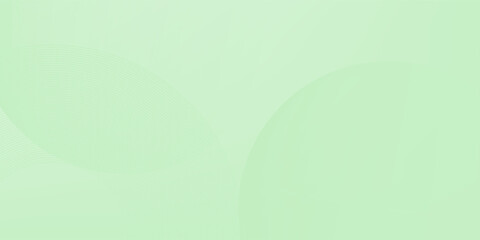 Minimalist soft Abstract Background in Gradient green and white Tones with Circles. Circle effect style geometric, abstract background.