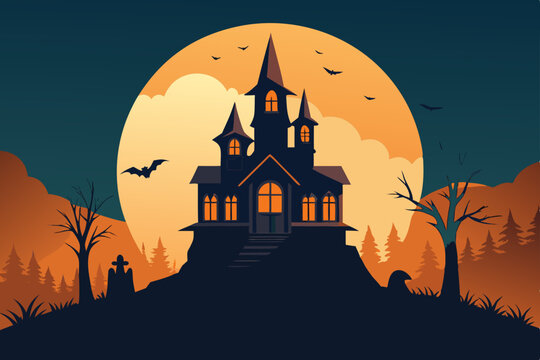 haunted house on hill