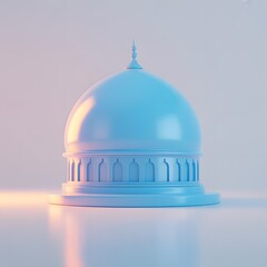 Fototapeta premium Blue Mosque Dome Structure Design