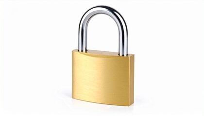 padlock isolated on white