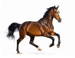 Obraz premium horse isolated on white background