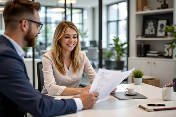 Business meeting collaboration modern office space professional interaction bright environment engaging viewpoint teamwork concept for enhanced productivity