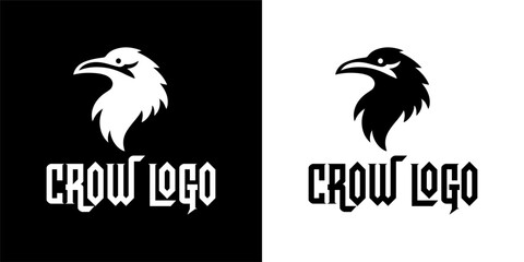 Powerful and Striking Crow Logo for Business and Personal Branding