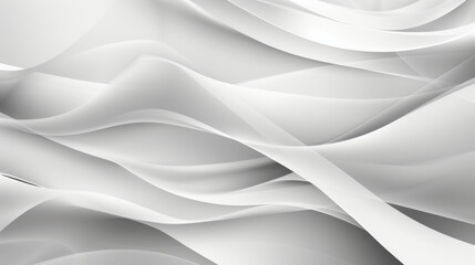 Soft smoke curls upward in monochrome abstract design, featuring flowing waves and smooth curves that create serene and calming atmosphere