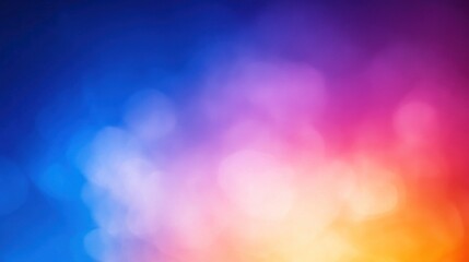 Abstract blurred background with vibrant color gradients and bokeh.