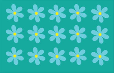 seamless pattern with flowers