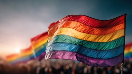 Celebrating Pride Rainbow Flags and LGBTQ+ Visibility