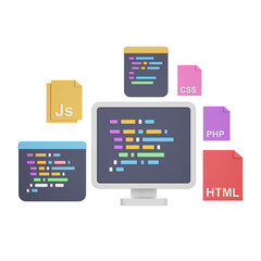 Web Development Stack 3D Icon