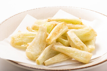 らっきょう　から揚げ