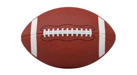 Auburn leather football white stripes dark background