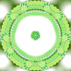 green leaf frame