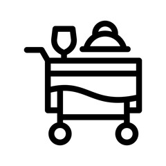 Room Service Icon Vector Symbol Design Illustration