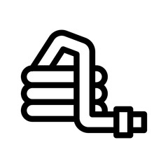 Water Hose Icon Vector Symbol Design Illustration