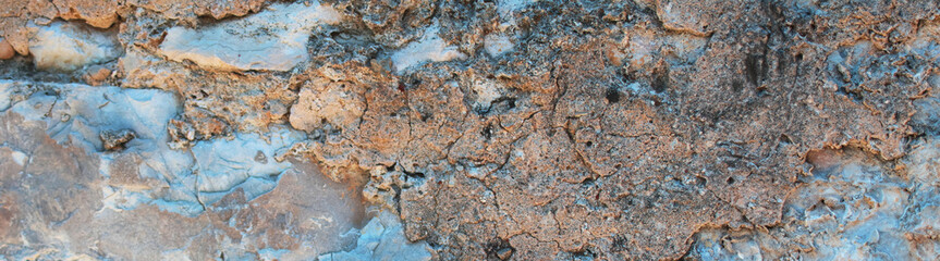 Horizontal shot of eroded rock texture backdrop.Abstract Stone Background..Perfect for cinematic backdrops, fantasy landscapes, and environmental concept art.