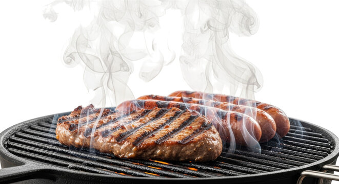 Grilled delights sizzle on smoky grate