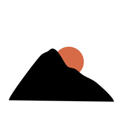 Silhouette of Sun Mountain