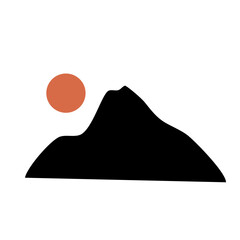Silhouette of Sun Mountain