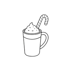 hand drawn vector illustration of a watering can