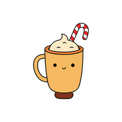 cup of coffee with ice cream