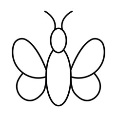 Butterfly thinline icon , vector, pixel perfect, illustrator file 
