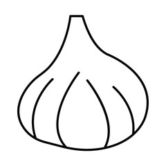 Garlic thinline icon , vector, pixel perfect, illustrator file 
