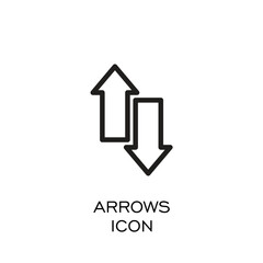 ARROWS UP DOWN ICON
