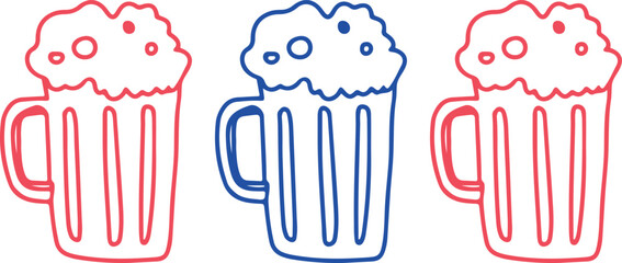 Restaurant alcoholic drink Line art	
