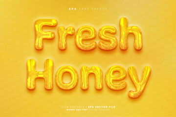 Fresh Liquid Honey Text Effect