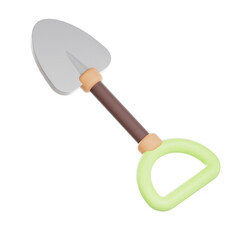 Garden Shovel 3D Icon