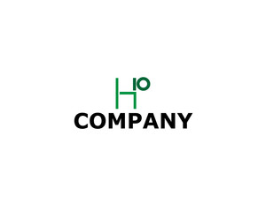 Logo Letter Initial H P For your Company Simple Vector