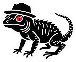 Kadal Perkotaan, Reptil Bermata Merah yang Keren dan Bersikap