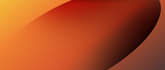 banner with abstract geometric orange background