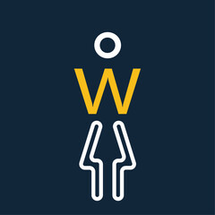 Restroom Sign Female