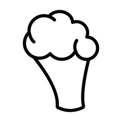 Broccoli line icon , vector, pixel perfect, illustrator file  
