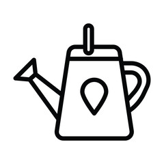 Watering Can line icon , vector, pixel perfect, illustrator file 
