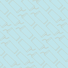 Square pastel color vector coffee cup icon background image