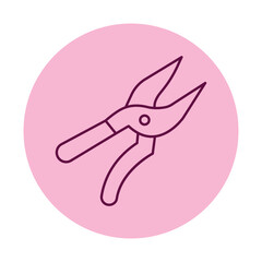 Pruning Shears vector, pixel perfect, illustrator file  
