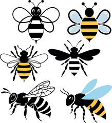 Bee silhouette 