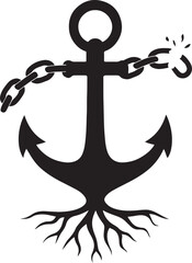 Anchor with a broken chain