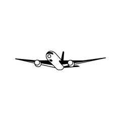 vector illustration of airplane