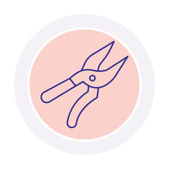 Pruning Shears vector, pixel perfect, illustrator file 
