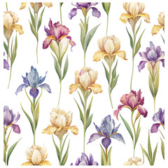 A floral flower seamless design art work