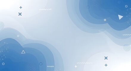 Abstract blue background with flowing lines and futuristic circle patterns for modern technology and business designs