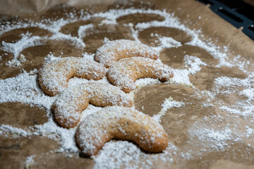 Freshly Baked Cookies on a Tray