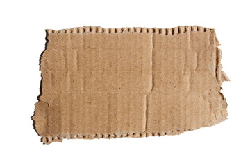 PNG Ripped torn one cardboard paper piece on transparent background, paper cut out design element